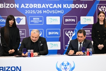 Azərbaycan Futbolunda yenilik – 14 il sonra yeni sponsorluq müqaviləsi imzalandı - FOTOLAR