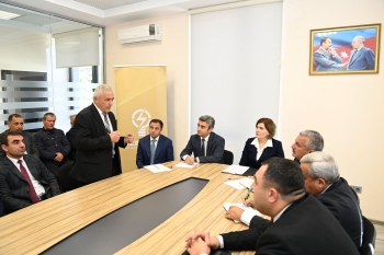 “Azərişıq” ASC-nin nümayəndələri Oğuzda fermer və sahibkarlarla görüşüb | FED.az