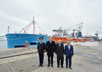 Prezident “Akademik Xoşbəxt Yusifzadə” tankerinin istismara verilməsi mərasimində - İŞTİRAK EDİB - TAM MƏTN - FOTOLAR | FED.az