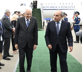 İtaliya Prezidenti Azərbaycandadır | FED.az