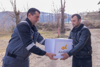 Daşkəsəndə aztəminatlı ailələrə bayram sovqatı təqdim edilib - [red]FOTO[/red] | FED.az