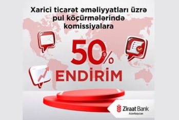 Ziraat Bank Azərbaycandan biznes sahiblərinə - ENDİRİM KAMPANİYASI!