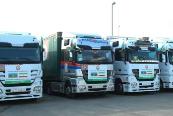 Azərbaycan Prezidentinin tapşırığı ilə İrana növbəti humanitar yardım yola salınıb