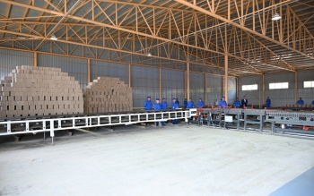 8,5 milyon manata tikilən Xocalı kərpic zavodunun açılışı olub - FOTOLAR | FED.az