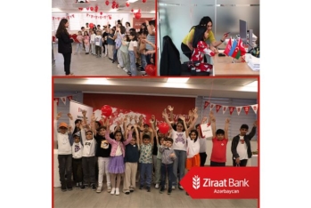 "Ziraat Bank Azəraycan" uşaqlar üçün “Gələcəyin bankirləri” layihəsini həyata keçirib - VİDEO