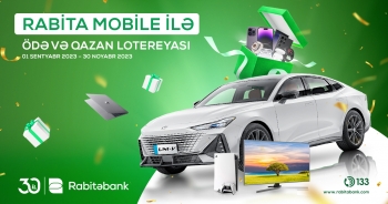 Rabitəbank “Rabita Mobile ilə ödə və qazan” lotereyasına - START VERİR | FED.az