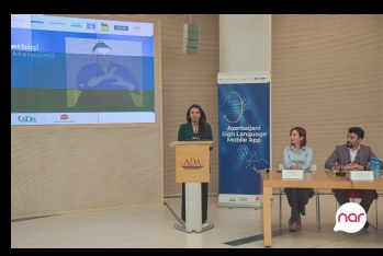 Azərbaycanda ilk jest dili mobil tətbiqi istifadəyə verildi - FOTOLAR