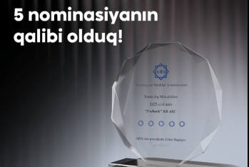 Unibank 5 nominasiya üzrə - QALİB OLUB