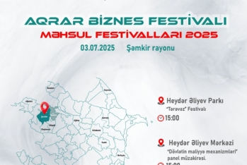 Şəmkirdə Aqrar Biznes Festivalı keçiriləcək