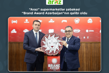 “Araz” supermarketlər şəbəkəsi 7-ci “Brand Award Azerbaijan”nın - QALİBİ OLDU