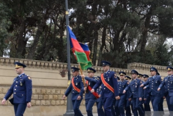 Bakıda Zəfər Günü münasibətilə hərbçilərin yürüşü keçirilir - FOTO