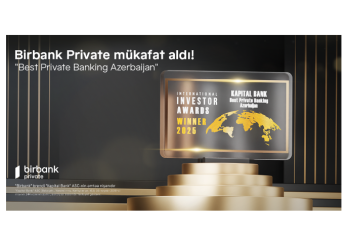 Birbank Private beynəlxalq “International Investor” nəşri tərəfindən mükafata - LAYİQ GÖRÜLDÜ