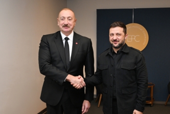 İlham Əliyev Kopenhagendə Zelenski ilə görüşüb