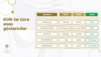 Azərbaycanın KOB sektoru üzrə artım dinamikası davam edir | FED.az