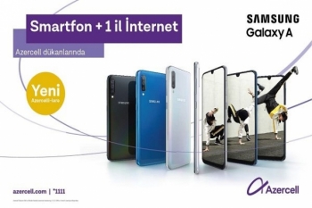 Azercell-dən Samsung smartfonları üçün - XÜSUSİ TƏKLİF!