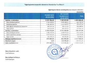 “AzSığorta”nın mənfəətində milyonluq azalma – [red]ŞİRKƏT ZƏRƏRLƏ İŞLƏYİR – HESABAT[/red] | FED.az
