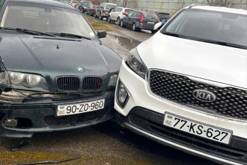 Dəmir yolu ərazisində sürücü məsuliyyətsizliyi zəncirvari qəzaya səbəb oldu - FOTOLAR | FED.az