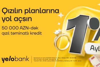Aylıq cəmi 1%-dən - QIZIL TƏMİNATLI KREDİT!