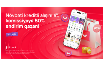 Umico kredit xətti ilə alış-verişə - 50% KOMİSSİYA ENDİRİMİ