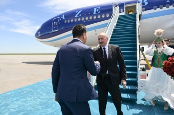 İlham Əliyev Qazaxıstana işgüzar səfərə gəlib | FED.az