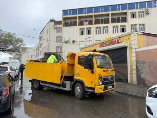 BŞİH: Bakıda intensiv yağışlar fəsadlar törədib, qurumlar gücləndirilmiş rejimdə işləyir - FOTOLAR | FED.az