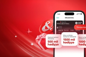 PAŞA Bank  “Miles&Smiles PASHA Bank” kart sahibləri üçün yeni bonus mil proqramına - START VERİB