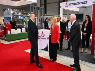Prezident İlham Əliyev “InterFood Azerbaijan” və “Caspian Agro” sərgiləri ilə tanış olub - FOTOLAR | FED.az