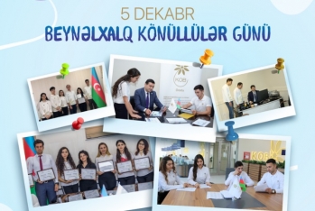 KOBİA 7 könüllü gənci işlə - Təmin Edib