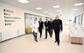 Prezident Qarabağ Universiteti Klinikasının, Tibb və sağlamlıq elmləri fakültəsinin açılışında - FOTOLAR | FED.az