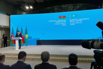 Astanada Qazaxıstan-Azərbaycan Biznes Forumu keçirilib