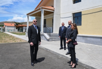 Prezident İlham Əliyev Cəbrayıl rayonunda -