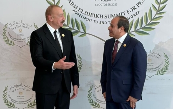 İlham Əliyev Yaxın Şərq Sülh Sammitində iştirak edir - FOTOLAR | FED.az