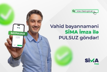 Vahid vergi bəyannaməsinin “SİMA İmza” ilə təqdim edilməsi - MÜMKÜN OLDU