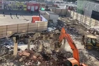 Bakıda söküntülər başladı: Kompensasiya sakinləri qane etmir - VİDEO