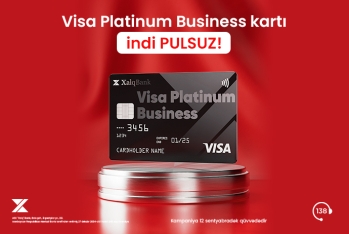 Xalq Bankdan Visa Platinum Business kartını pulsuz əldə edin