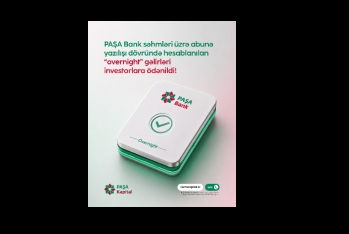 PAŞA Bank səhmləri üzrə overnight ödənişlərinin icrası - UĞURLA TAMAMLANDI