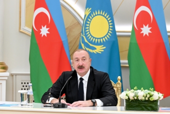 Azərbaycan və Qazaxıstan prezidentləri mətbuata bəyanatlarla çıxış ediblər - TAM MƏTN | FED.az