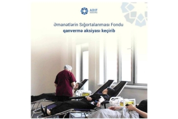 Əmanətlərin Sığortalanması Fondu qanvermə aksiyası keçirib - FOTOLAR