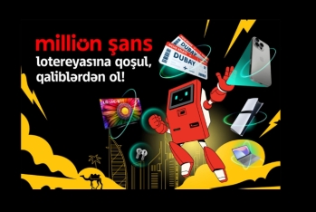 "Milliön şans" lotereyasına möhtəşəm hədiyyələrlə - START VERİLDİ!