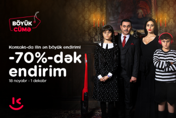 “Kontakt”da ilin ən böyük endirimləri başladı – 70%-DƏK ENDİRİM