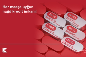Kapital Bank-dan əməkhaqqına uyğun - [red]KREDİT TƏKLİFİ[/red] | FED.az