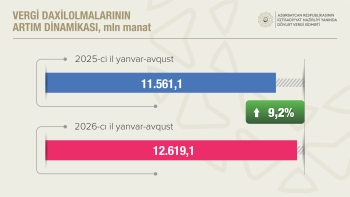 8 ayda vergi daxilolmaları proqnozu 900 milyon manatdan çox üstələyib | FED.az