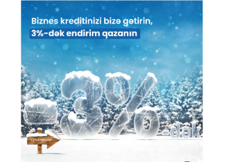 "TuranBank"dan biznes kreditlərinə - 3%-DƏK ENDİRİM QAZANIN!