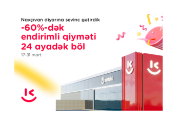 “Kontakt” artıq Naxçıvanda – AÇILIŞA ÖZƏL 60%-DƏK ENDİRİM