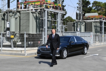 Prezident İlham Əliyev yarımstansiyanın açılışında - YENİLƏNİB