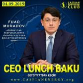 Diasporla iş üzrə Dövlət Komitəsinin sədri “CEO Lunch Baku”nun qonağı olacaq