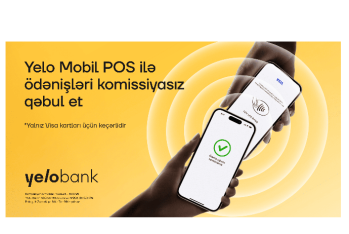 Yelo Mobil POS ilə Visa ödənişlərinə - 0% KOMİSSİYA!