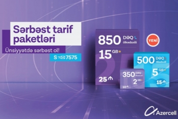 “Azercell Telekom” yeni Sərbəst tariflərini - Təqdim Edir