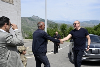 Prezident İlham Əliyev Laçın şəhərində sakinlərlə görüşüb  - DİALOQ -  FOTOLAR | FED.az