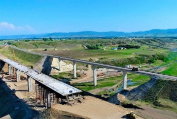 Bakı-Qazax yolu genişləndirilir- FOTO - VİDEO
